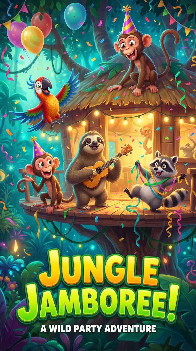 《丛林大冒险》高清动画视频海报